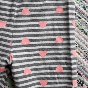 Cat & Jack Bottoms - Striped heart leggings Cat & Jack Bottoms - Striped heart leggings